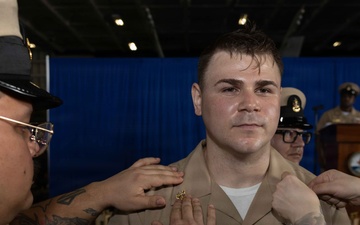 Chief Pinning Ceremony Aboard USS George H.W. Bush
