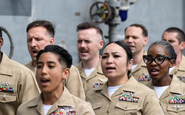 USS Boxer Holds Chief Petty Officer Pinning Ceremony