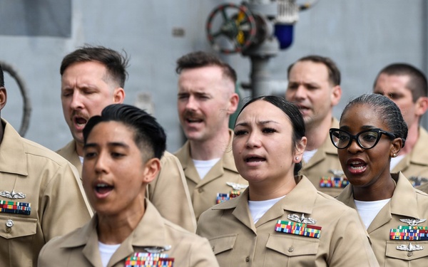 USS Boxer Holds Chief Petty Officer Pinning Ceremony