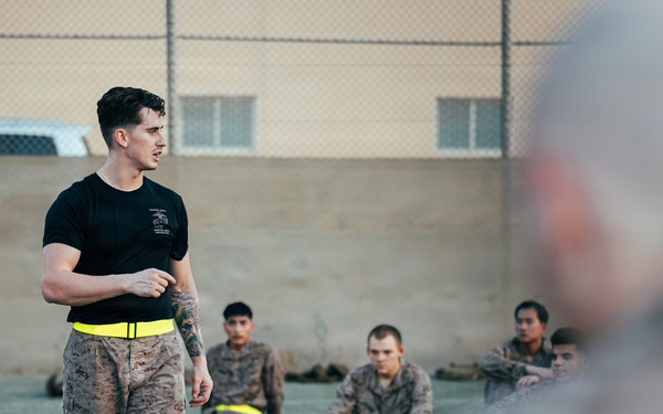 U.S. Marines Conduct a MCMAP Course in the CENTCOM AOR