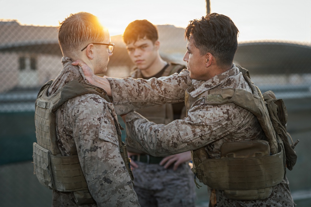 U.S. Marines Conduct a MCMAP Course in the CENTCOM AOR