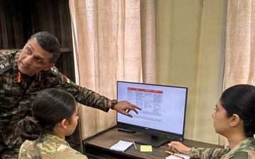 U.S., Indian Army officers plan combined operations during Yudh Abhyas 2026 Command Post Exercise