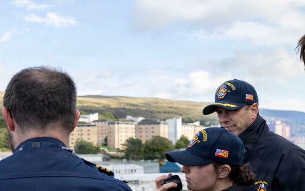 DDG 117 Departs from Scotland