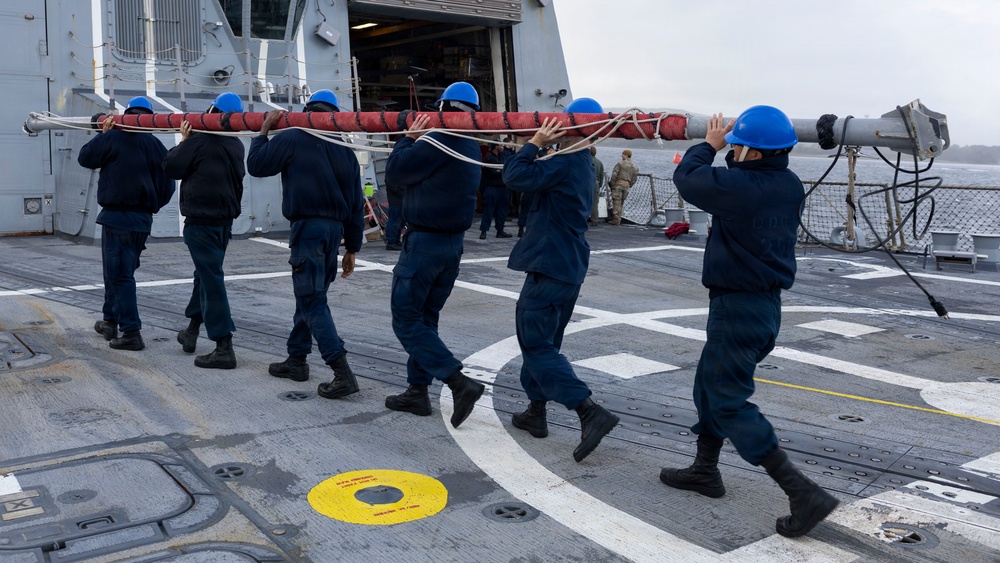 DDG 117 Departs from Scotland