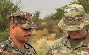 U.S., Indian Army Soldiers conduct drone target test flights during Yudh Abhyas 2026