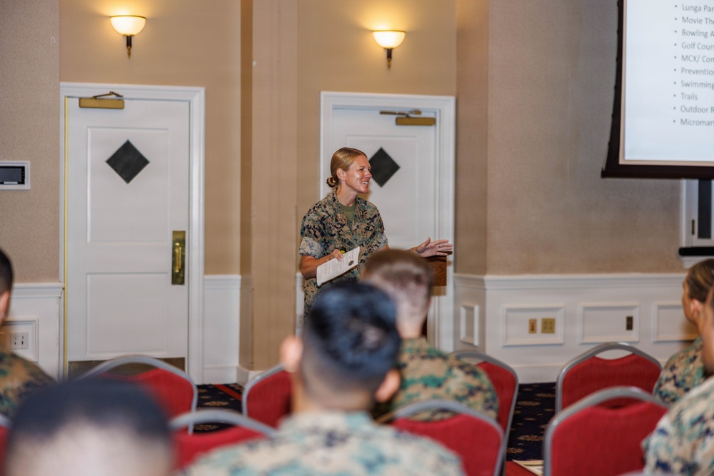 Marine Corps Base Quantico hosts Welcome Aboard Brief