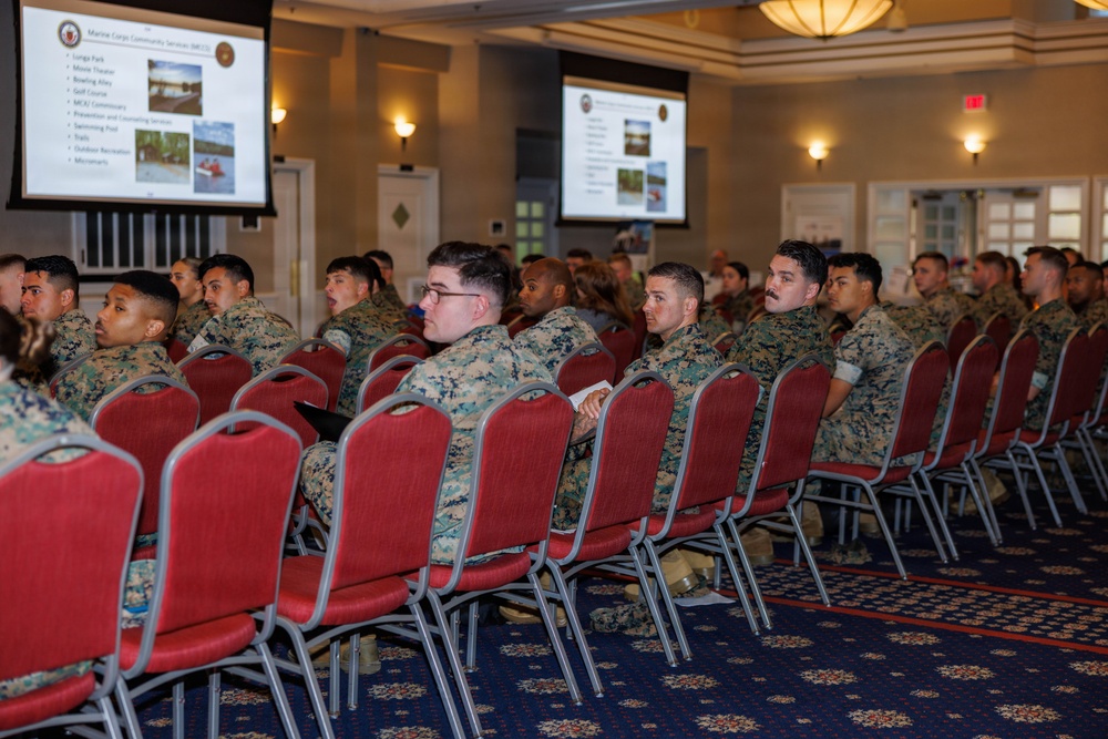 Marine Corps Base Quantico hosts Welcome Aboard Brief