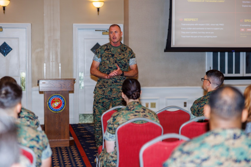 Marine Corps Base Quantico hosts Welcome Aboard Brief