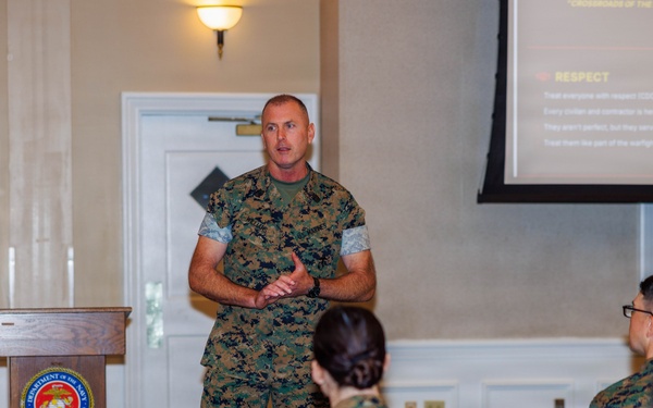 Marine Corps Base Quantico hosts Welcome Aboard Brief