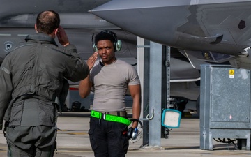 493 FS takes off for Exercise Cobra Warrior 2026