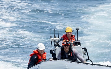 Delbert D. Black Conducts Small Boat Operations