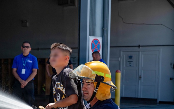 KFOR RC-E hosts Public Safety Day for local students at Camp Bondsteel