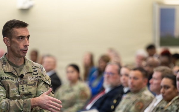 Lt. Gen. Stanton speaks at DISA Headquarters