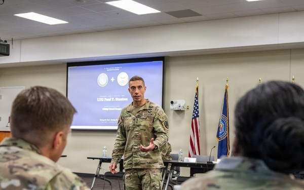 Lt. Gen. Stanton speaks at DISA headquarters