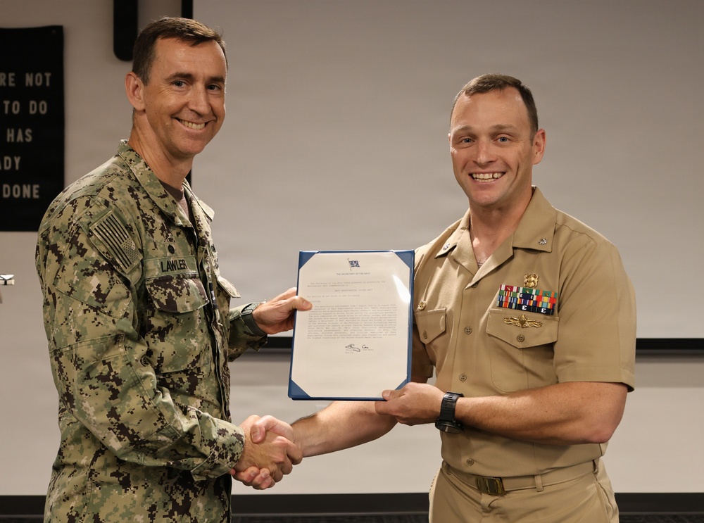 NEDU Earns Eighth Meritorious Unit Commendation