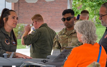 Clay Discusses MQ-9 With Community Members