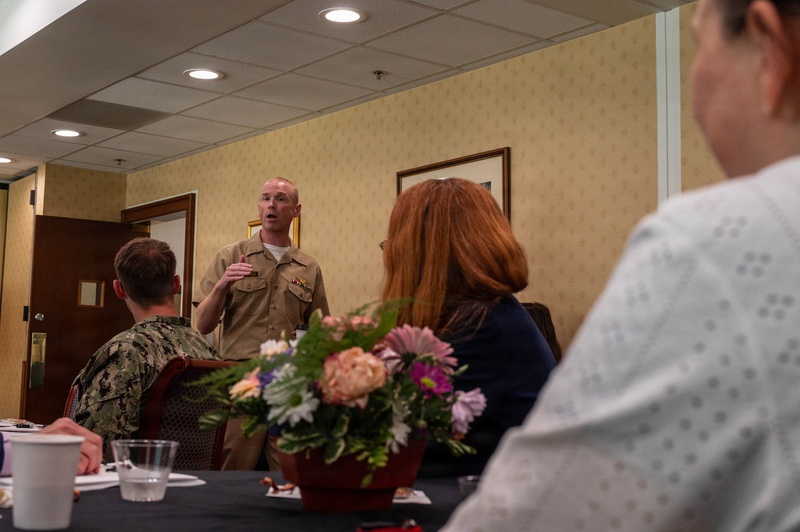 Captain Benjamin Armstrong Hosts a Lecture for the United States Naval Academy Lecture Series