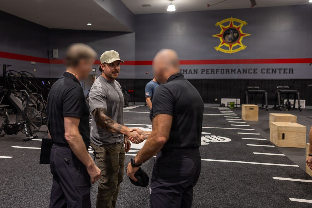 Dutch Marines visit 2nd Marine Logistic Group’s Human Performance Center