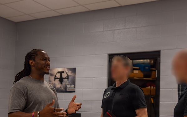 Dutch Marines visit 2nd Marine Logistic Group’s Human Performance Center