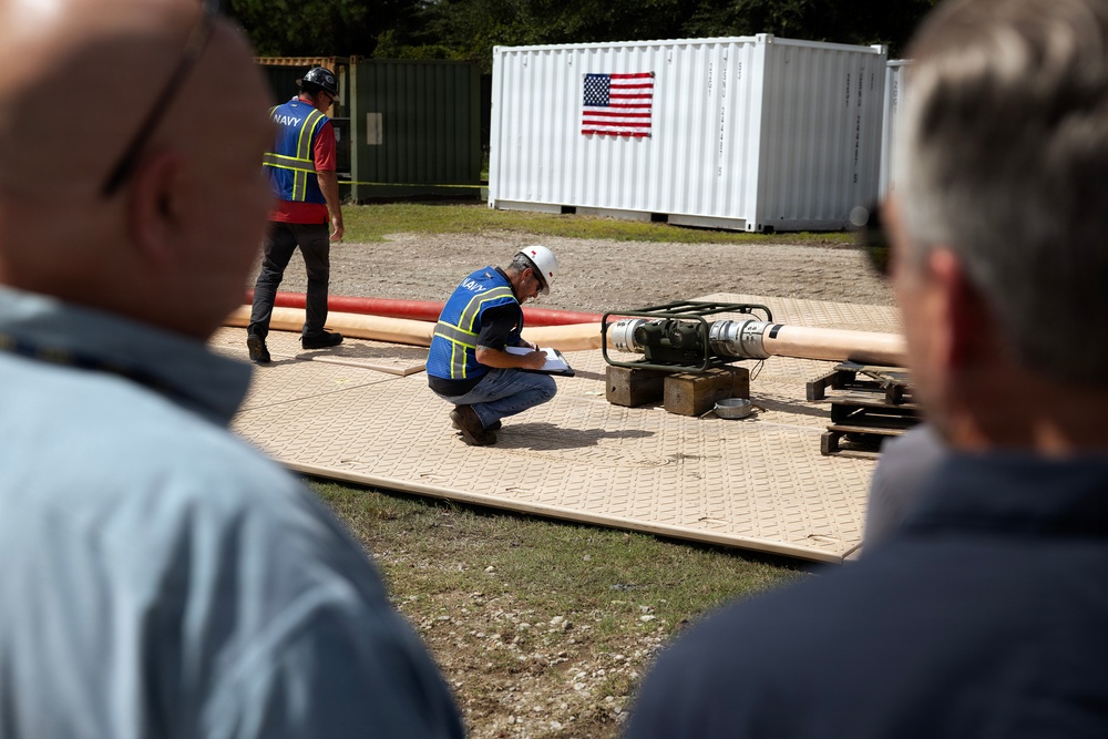 Blount Island team tests new Navy option for moving fuel ashore