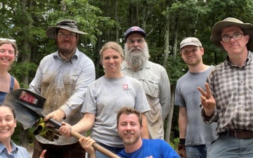 USACE New England District team conducts archaeological survey at historic West Point Military Academy