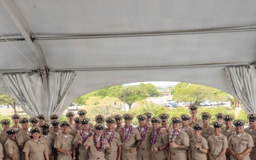 PHNSY &amp; IMF Welcomes New Chiefs Aboard Battleship Missouri