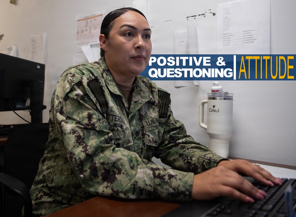 USS John C. Stennis (CVN 74) recognizes YNSN Patterson
