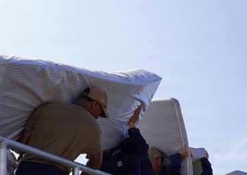 Guided-Missile Destroyer USS Paul Hamilton (DDG 60) Receives Next Generation Mattresses