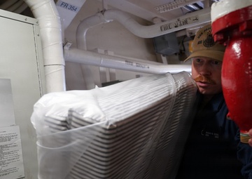 Guided-Missile Destroyer USS Paul Hamilton (DDG 60) Receives Next Generation Mattresses