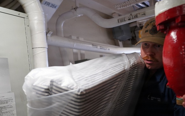 Guided-Missile Destroyer USS Paul Hamilton (DDG 60) Receives Next Generation Mattresses