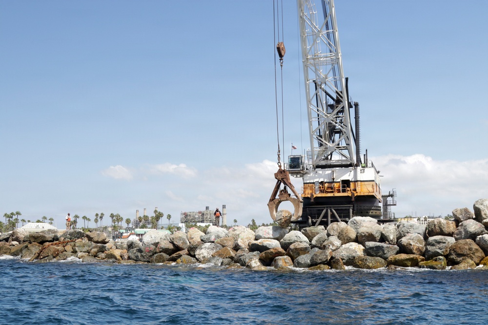 King Harbor breakwater