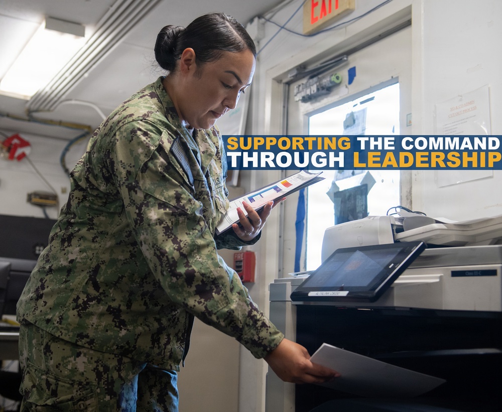 USS John C. Stennis (CVN 74) recognizes YNSN Patterson