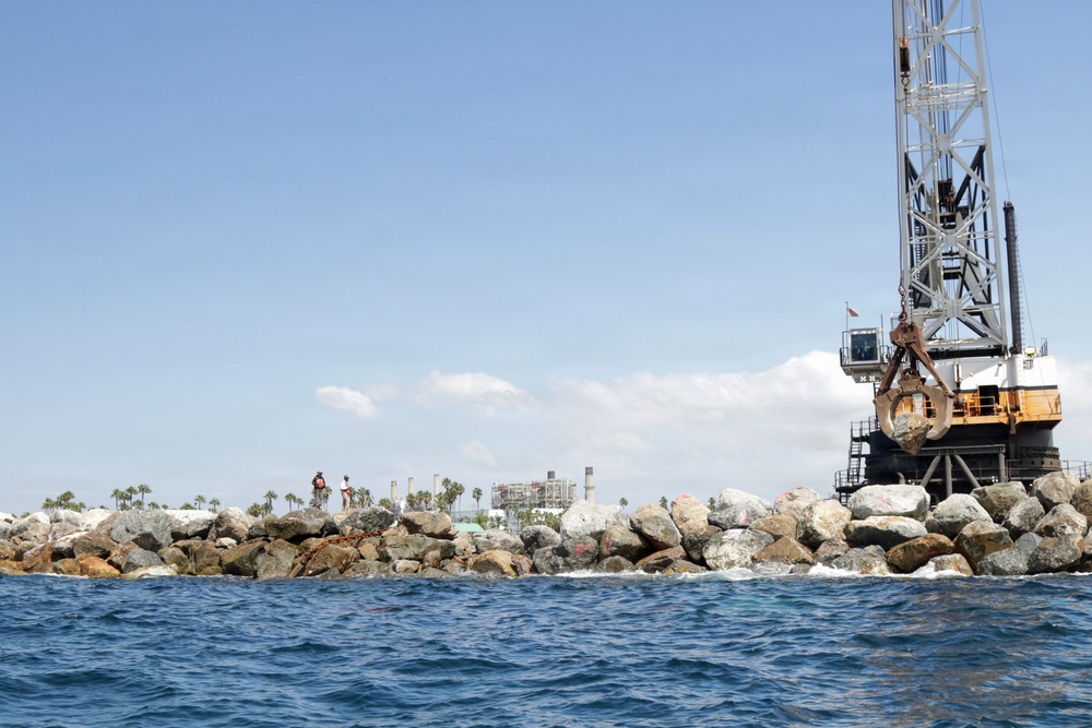 King Harbor breakwater