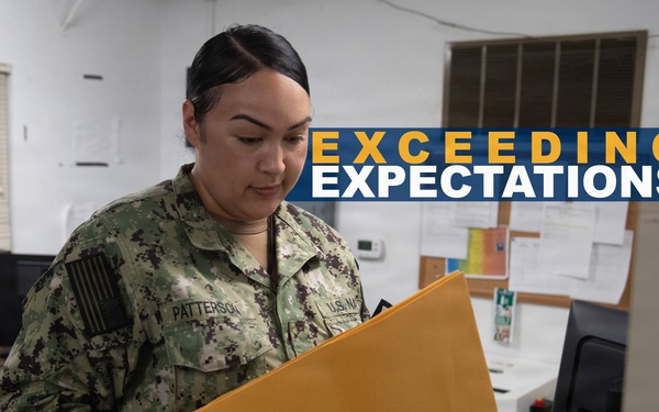USS John C. Stennis (CVN 74) recognizes YNSN Patterson