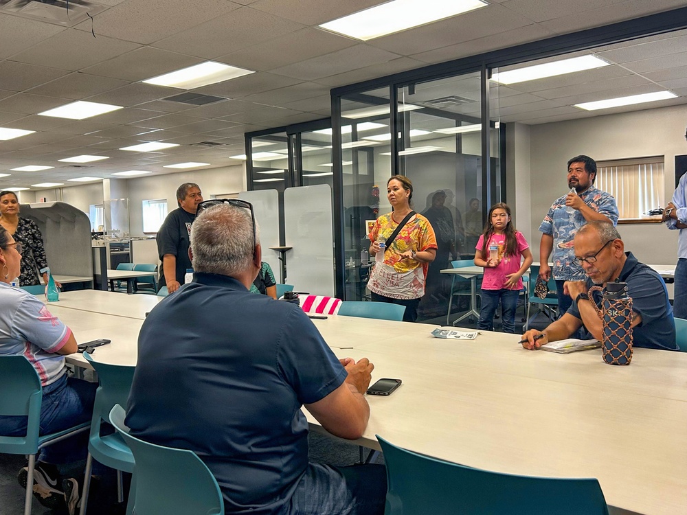 U.S. Rep. Jill Tokuda visits PMRF during Hurricane Lowell recovery operations