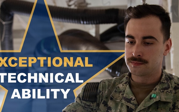 USS John C. Stennis (CVN 74) recognizes AO3 Meil