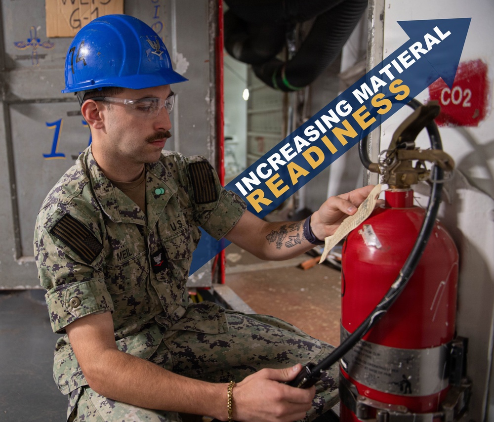 USS John C. Stennis (CVN 74) recognizes AO3 Meil