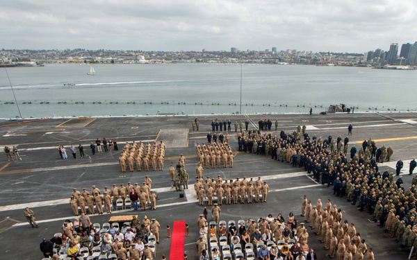 USS Carl Vinson (CVN 70) hosts chief petty officer pinning ceremony