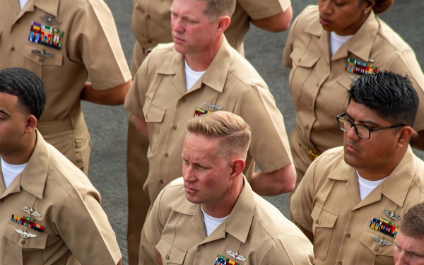 USS Carl Vinson (CVN 70) hosts chief petty officer pinning ceremony