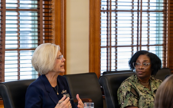 Chief of Naval Operations Adm. Daryl Caudle Visits the U.S. Naval Academy