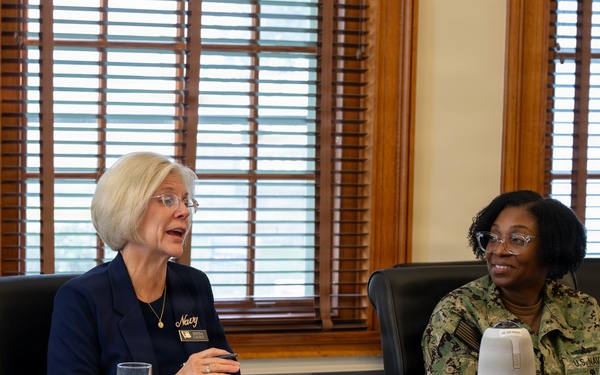 Chief of Naval Operations Adm. Daryl Caudle Visits the U.S. Naval Academy
