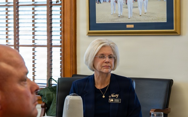 Chief of Naval Operations Adm. Daryl Caudle Visits the U.S. Naval Academy