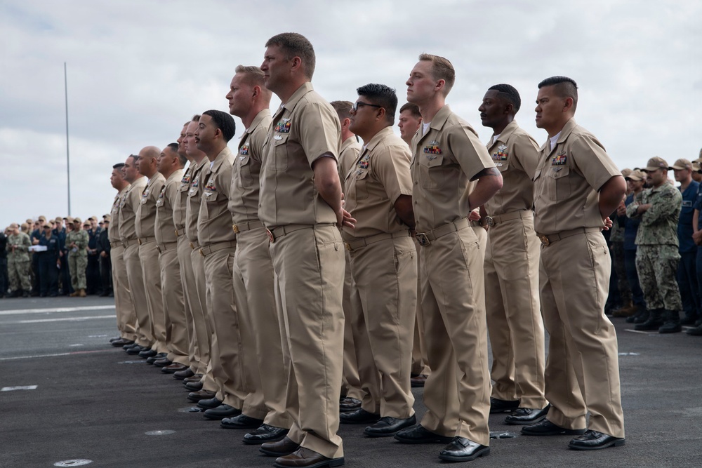 USS Carl Vinson (CVN 70) hosts chief petty officer pinning ceremony
