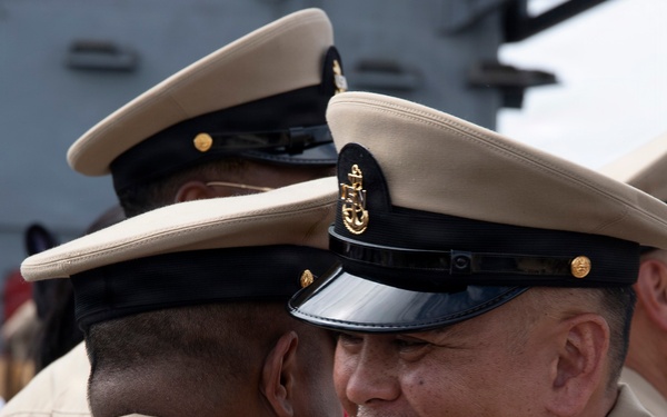 USS Carl Vinson (CVN 70) hosts chief petty officer pinning ceremony