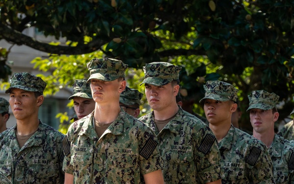 Chief of Naval Operations Adm. Daryl Caudle Visits the U.S. Naval Academy