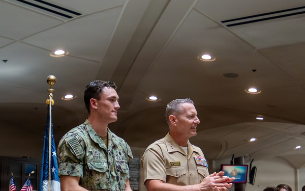 Chief of Naval Operations Adm. Daryl Caudle Visits the U.S. Naval Academy