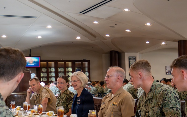 Chief of Naval Operations Adm. Daryl Caudle Visits the U.S. Naval Academy