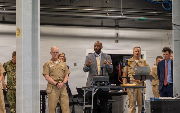 Chief of Naval Operations Adm. Daryl Caudle Visits the U.S. Naval Academy