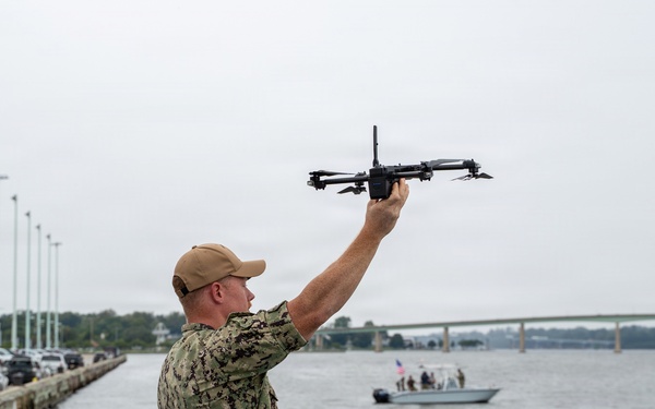 Chief of Naval Operations Adm. Daryl Caudle Visits the U.S. Naval Academy