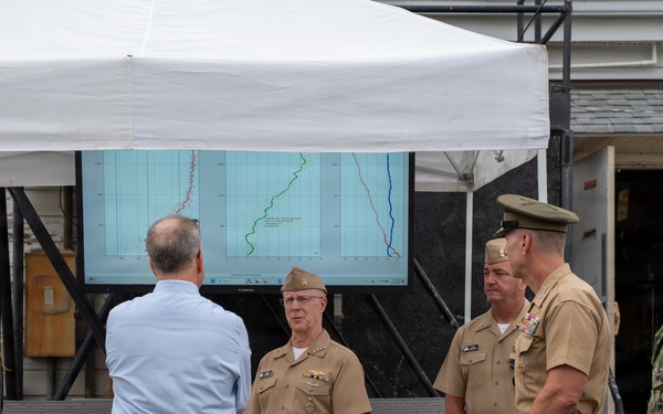 Chief of Naval Operations Adm. Daryl Caudle Visits the U.S. Naval Academy